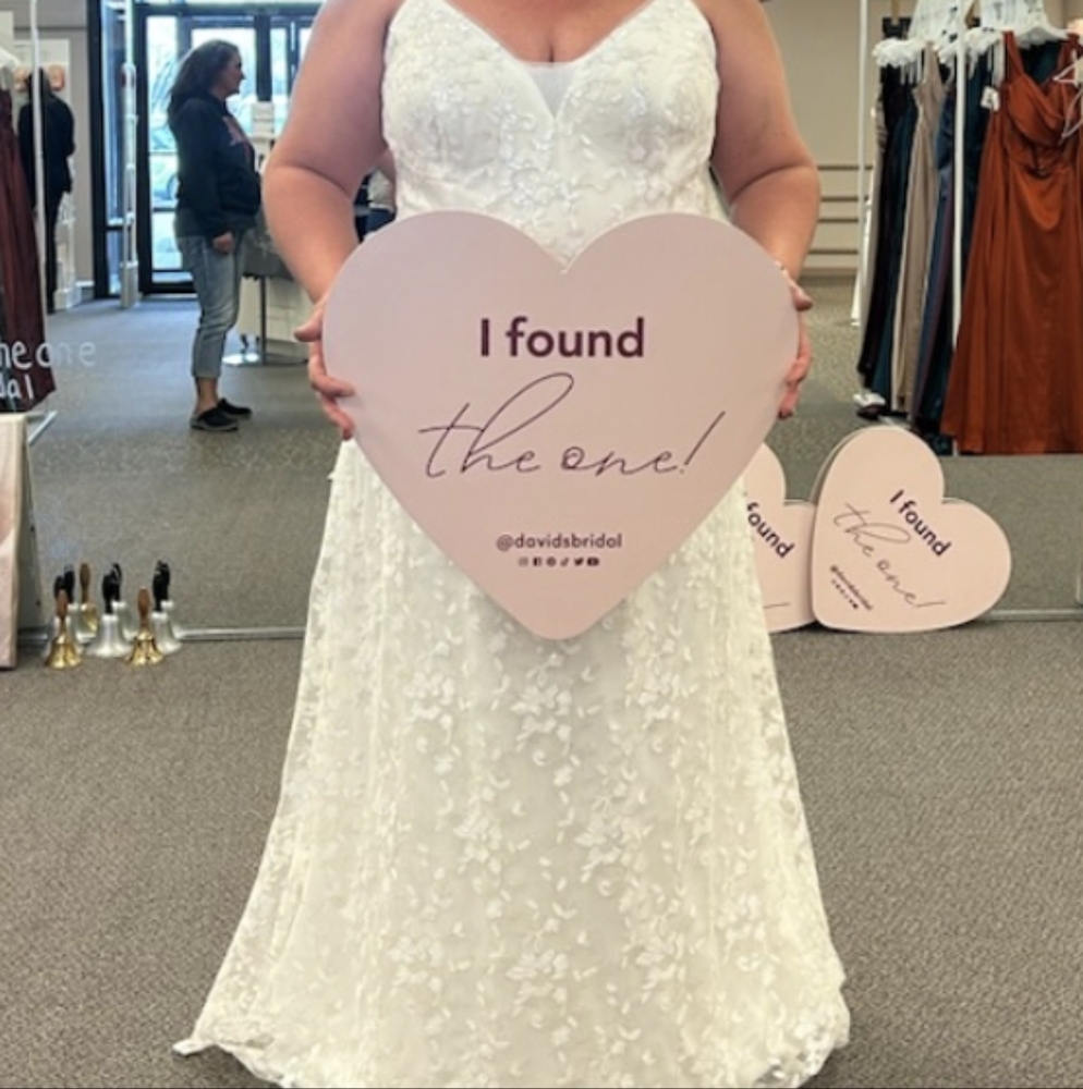 Elegant White Lace Bridal Gown